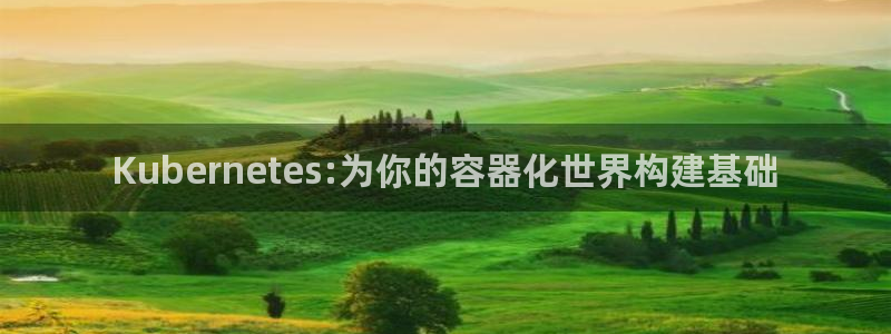 天天购彩平台招商：Kubernetes:为你的容器化世界构建基础